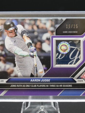 2024 Topps Now Aaron Judge (594D) – 16/25 Base Relic, Yankees 50+ HR Milestone