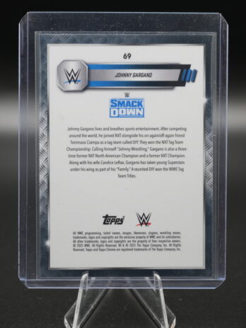 2025 Topps WWE Chrome Johnny Gargano (#69) – Frozenfractor Parallel -3/0 – Rare Collectible